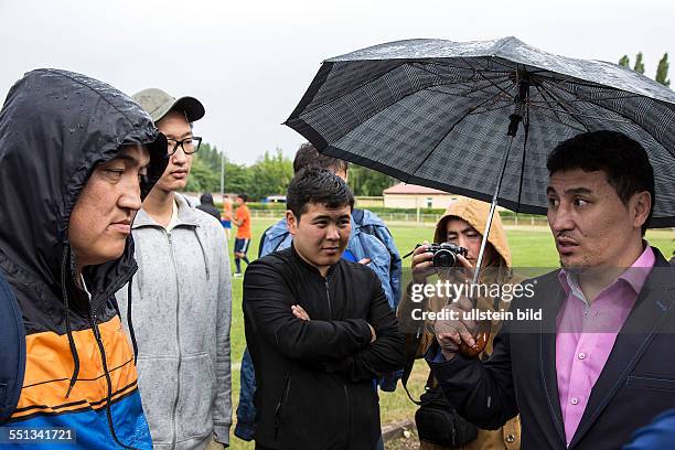 The Kyrgyz Ambassador Dr. Bolot Otunbaev invited the schools to technical high Europe Kyrgyz students to a soccer tournament. The tournament won the...