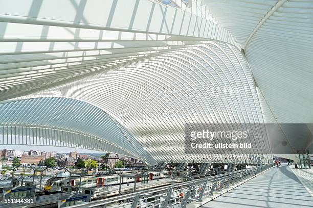 Bahnhof Liège Guillemines, erbaut nach Plänen von Santiago Calatrava