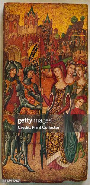 'An unrecorded French Primitive: Charles VII & Agnes Sorel Tempera on Panel: ascribed to Jean Miraillet. From The Connoisseur Vol. CXVI edited by H....