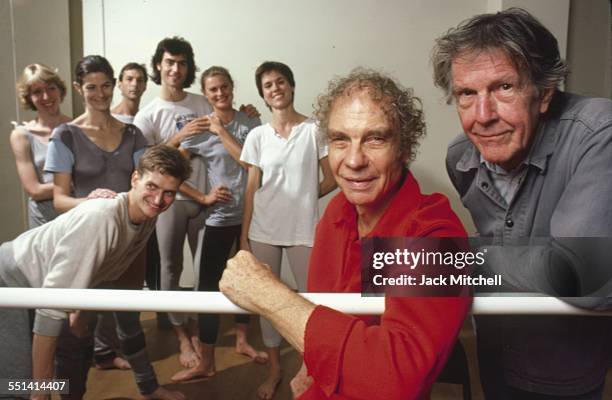 Merce Cunningham, John Cage and company, 1986.