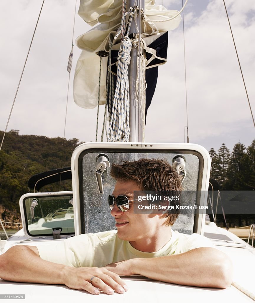 Young Man on Boat