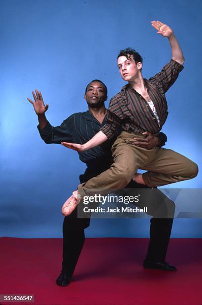 Dancers Bill T. Jones and Arnie Zane, April 1984.