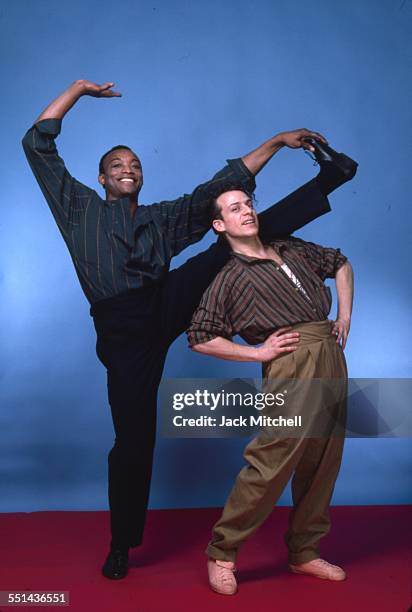 Dancers Bill T. Jones and Arnie Zane, April 1984.