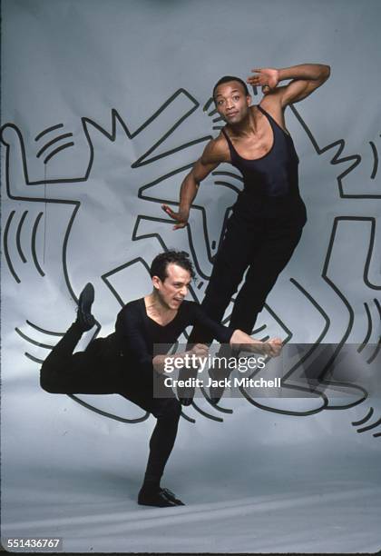 Dancers Bill T. Jones and Arnie Zane, April 1984.