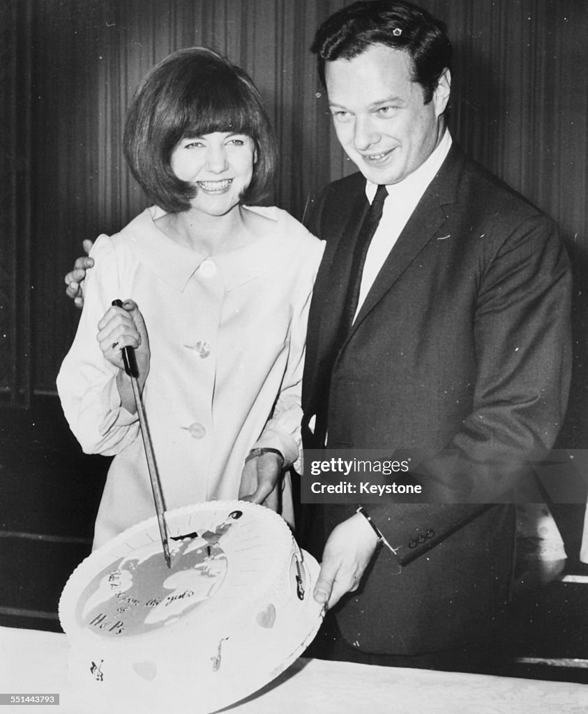 Brian Epstein And Cilla Black