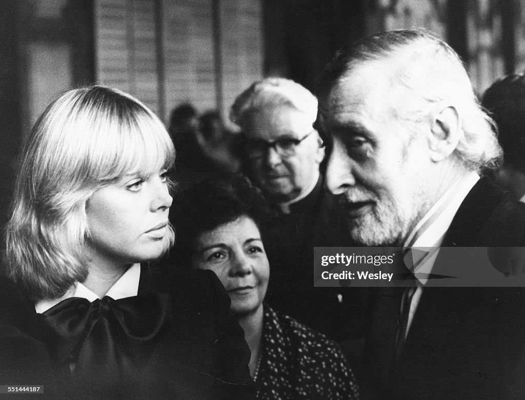 Britt Ekland And Spike Milligan