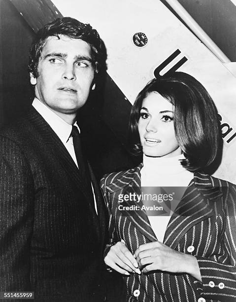 Actors Robert Wolders and Willi Koopman at an event together, November 7th 1967.