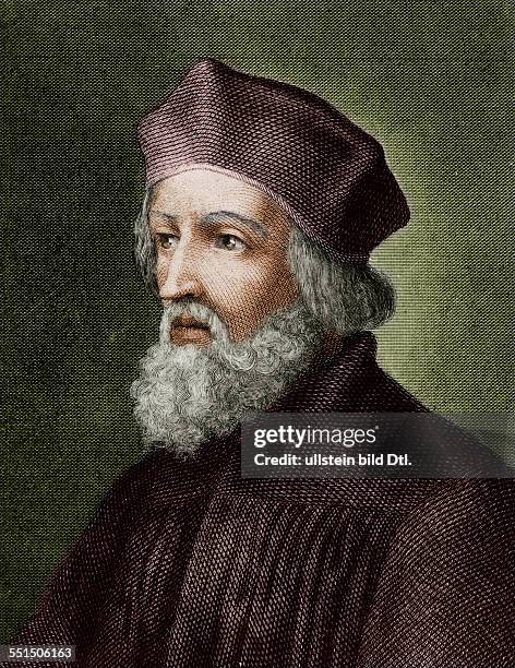 Jan Hus - Bohemian philosopher and reformer of the church *1369-06.07.1415+ no date