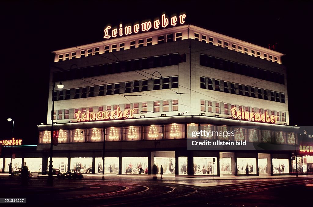 Neon signs and advertising in West Berlin