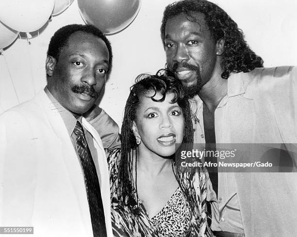 The African-American singing duo, Nickolas Ashford and Valerie Simpson, a husband-and-wife song writing-production team and recording artists, with...