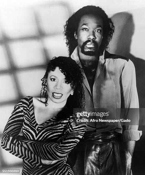 The African-American singing duo, Nickolas Ashford and Valerie Simpson, a husband-and-wife song writing-production team and recording artists, a...