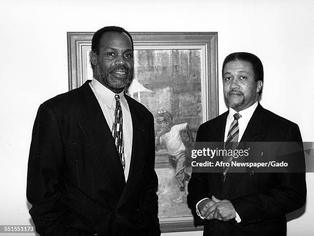 Danny Glover, the African-American actor on Whats Happening in 1986, October 26, 1992.