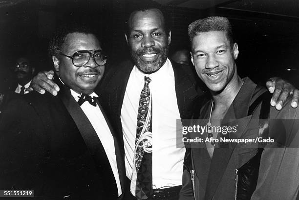 Danny Glover, the African-American actor with two people, 1904.