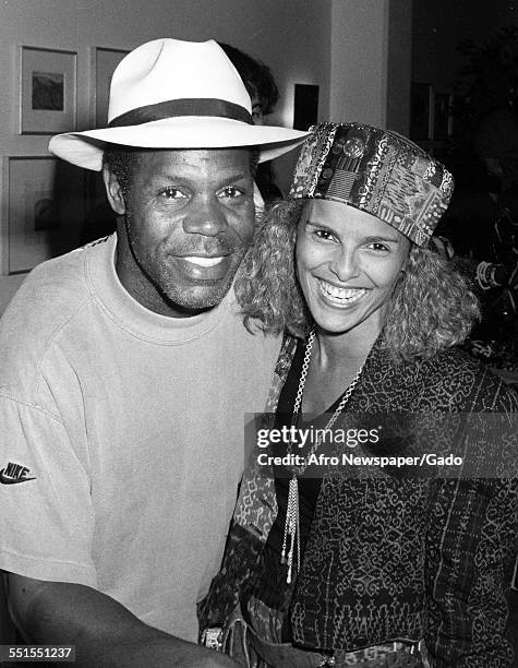 Danny Glover, the African-American actor with a woman, 1904.