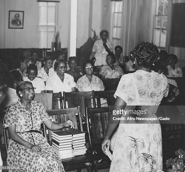 Nannie Helen Burroughs, was an African-American educator and civil rights activist, Washington DC, 1930.
