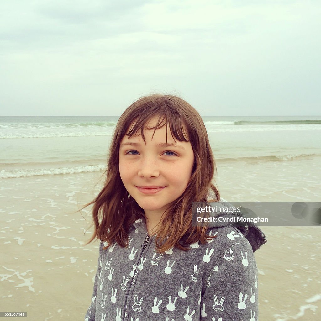 Rainy Walk at the Beach