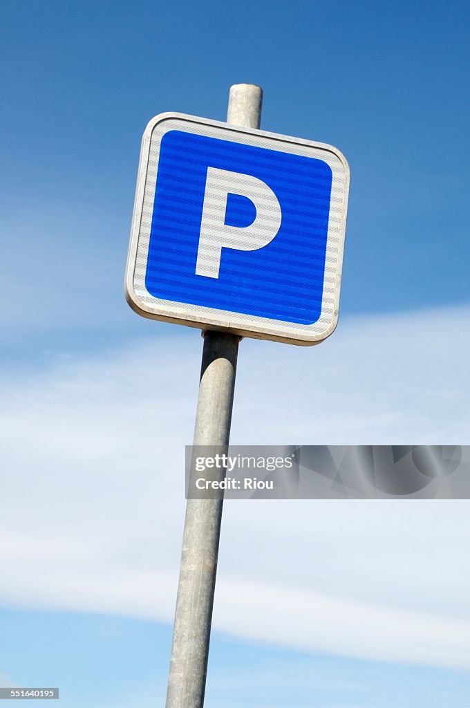 Car park sign