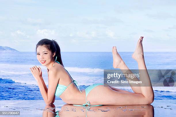 portrait of a beautiful woman - asian pin up girls stock pictures, royalty-free photos & images