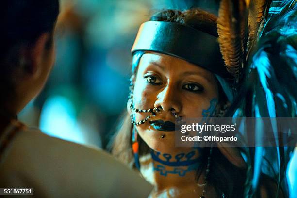 Mixquic Aztec 775 Aztec Woman Stock Photos, High-Res Pictures, and Images - Getty Images