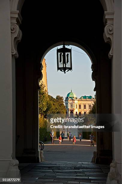 Entrance to Belvedere Palace. Rennweg. Vienna. Photograph by Gerhard Trumler. 2013.
