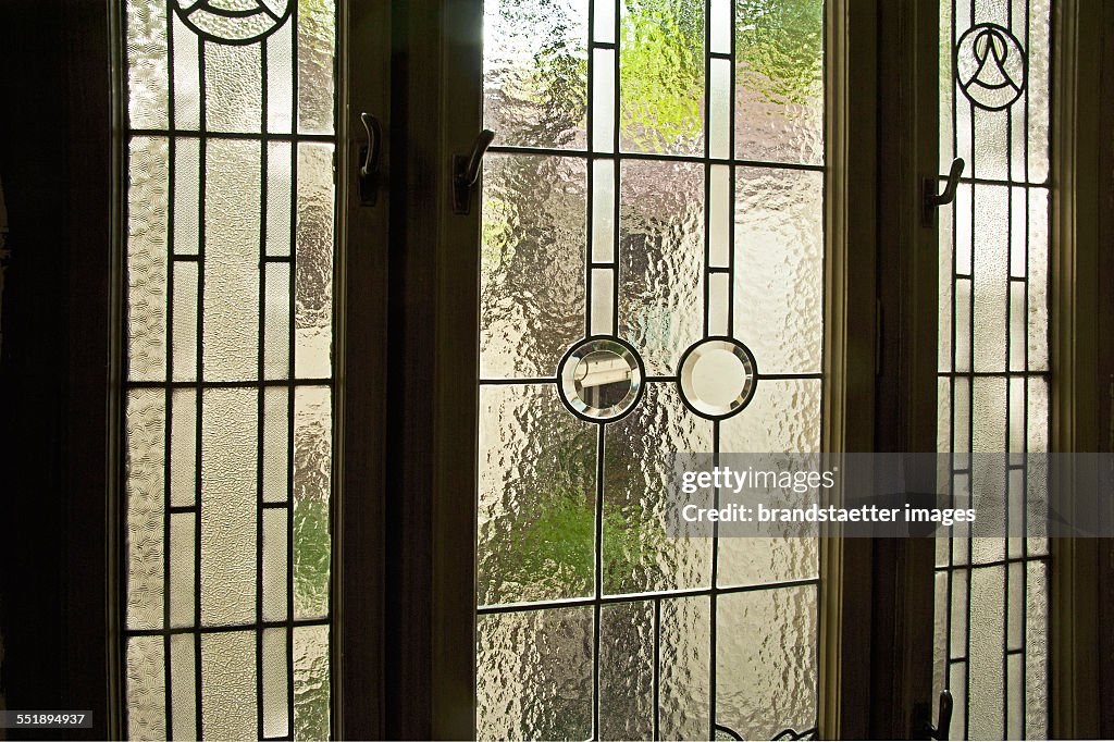Glass Door To Patio In A Residential Building On Dannebergplatz 11