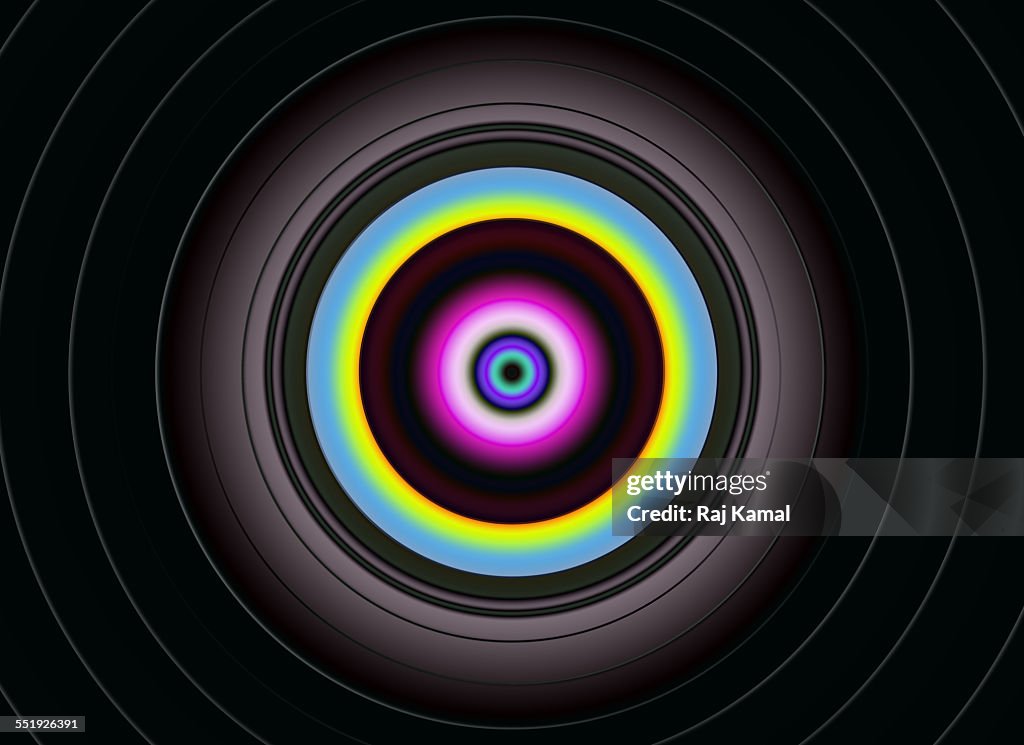 Bullseye Circular Creative Abstract Design