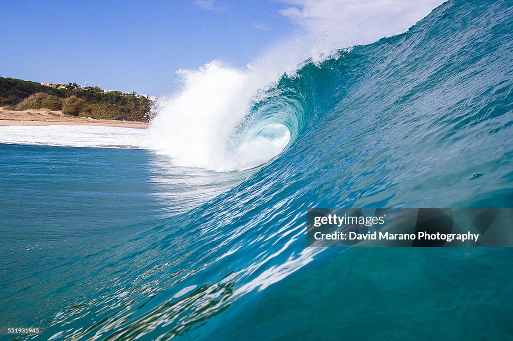 Empty Caribbean Wave