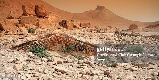 buried treasure in palmyra, syria - archaeology stock pictures, royalty-free photos & images