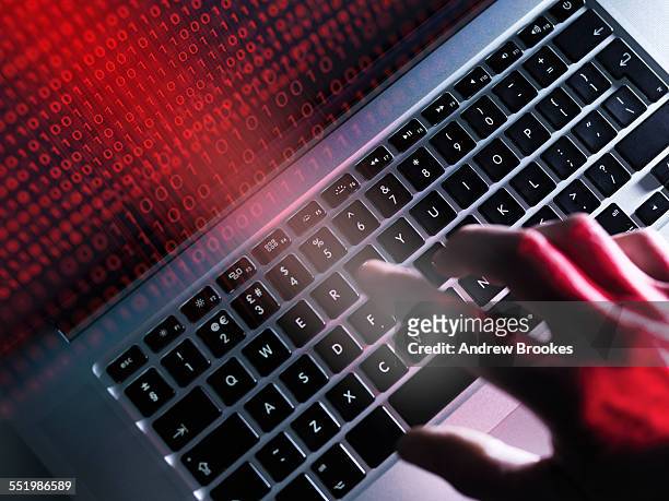 computer being corrupted - cyber threats stock pictures, royalty-free photos & images