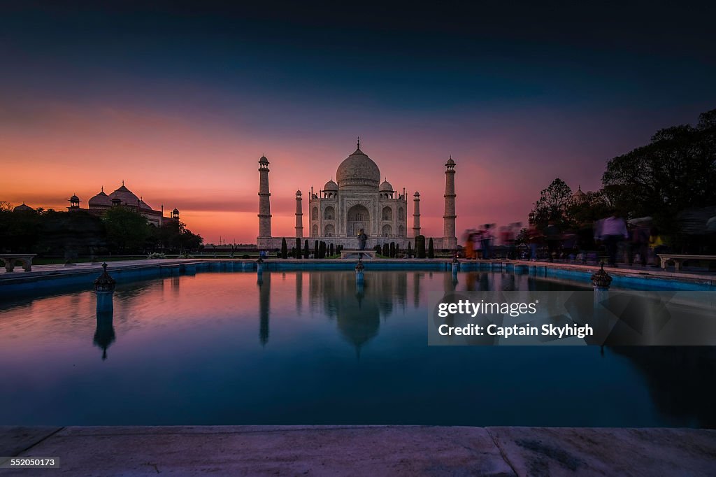 Taj sunset