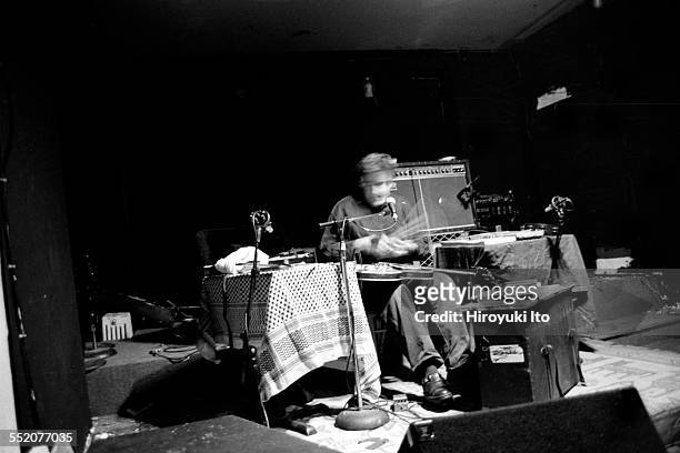 Fred Frith performing at the Knitting Factory in September, 1992.