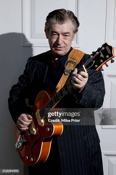 Portrait of English rock guitarist Chris Spedding, United Kingdom, 23rd January 2015.