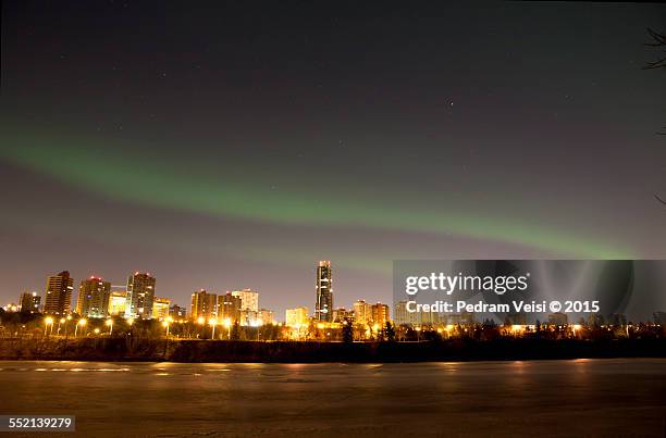 aurora - edmonton - canada - edmonton stock-fotos und bilder