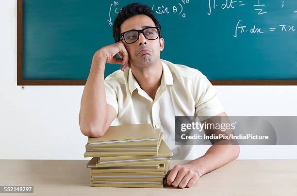 Sad Math Student 170 Math Equations On White Board Stock Photos, High-Res Pictures, and ...