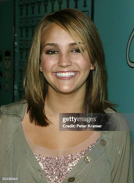 Actress Jamie Lynne Spears makes an appearance on MTV's Total Request Live on September 6, 2005 in New York City.