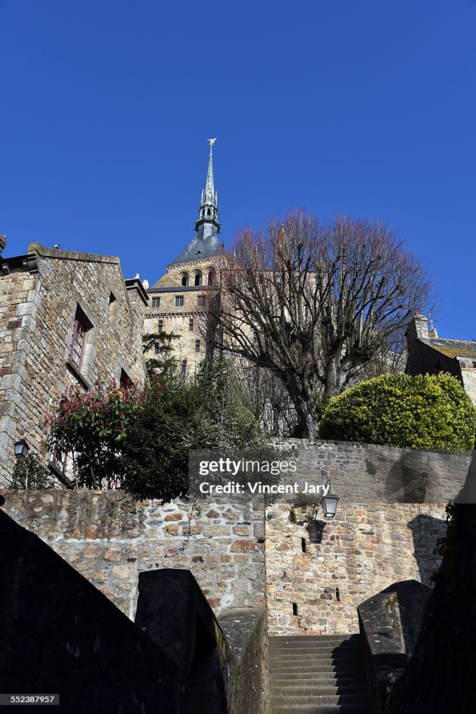 Mont Saint Michel steps