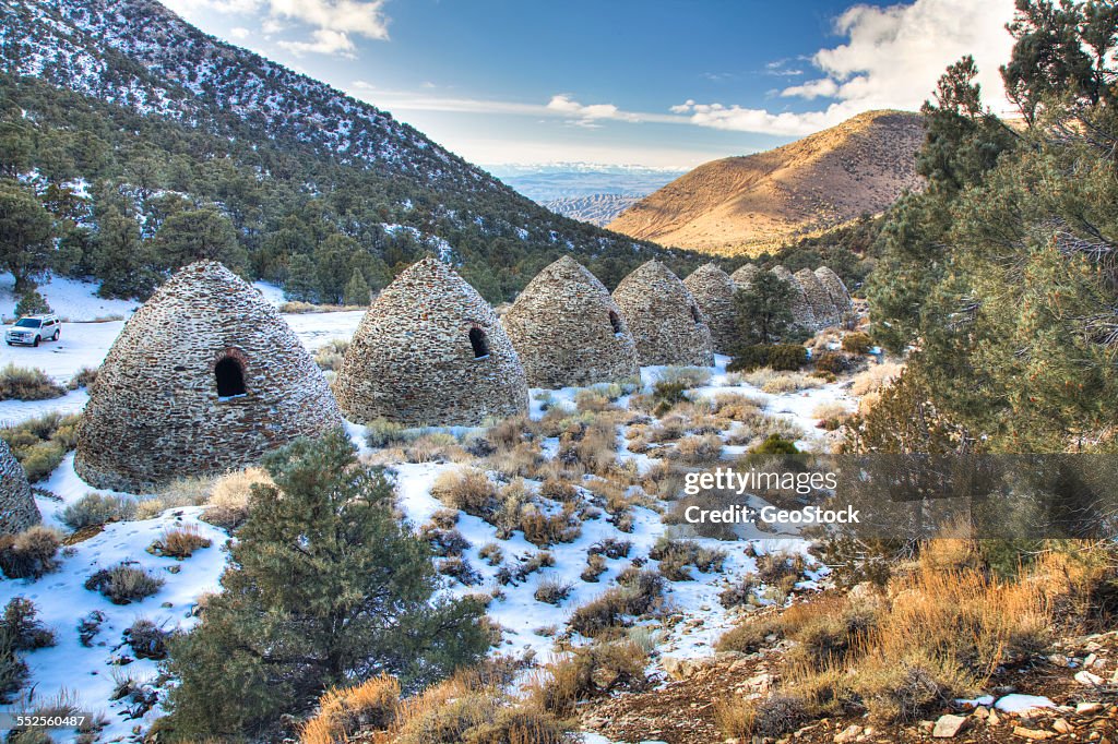 Historic 19th century charcoal kilns