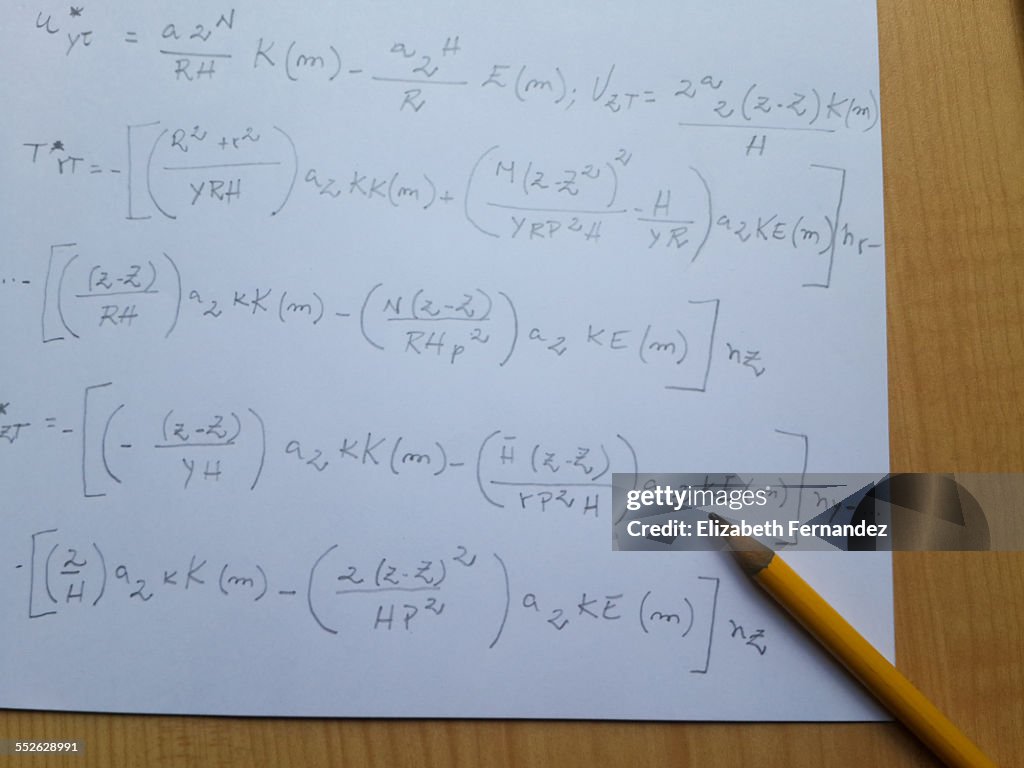 Ecutaion Math Math Equations High-Res Stock Photo - Getty Images