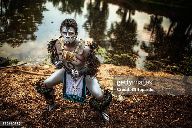 Mixquic Aztec Aztec Man Photos and Premium High Res Pictures - Getty Images