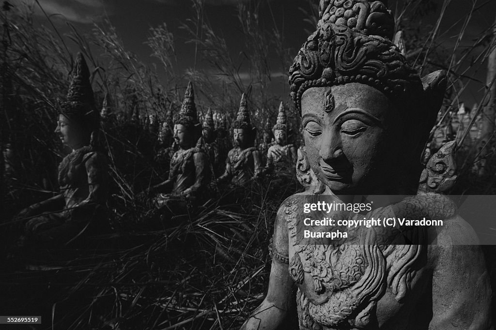 Ancient Sitting Buddha Image High-Res Stock Photo - Getty Images