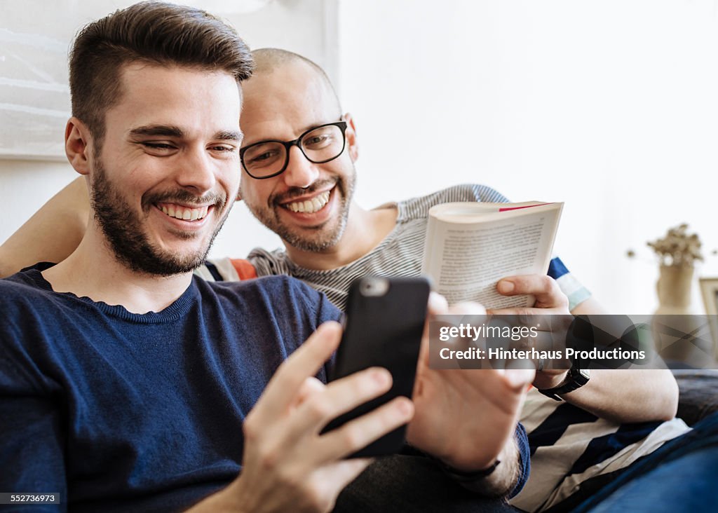 Gay Couple Having Enjoying Togetherness
