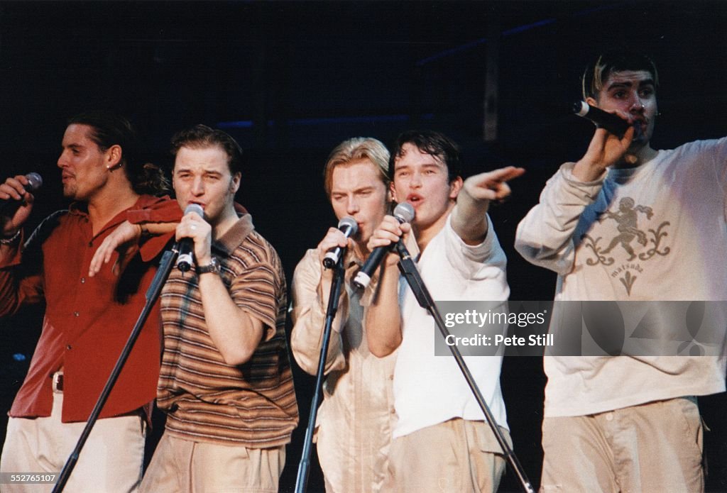 Boyzone Perform At Battersea Power Station 1997