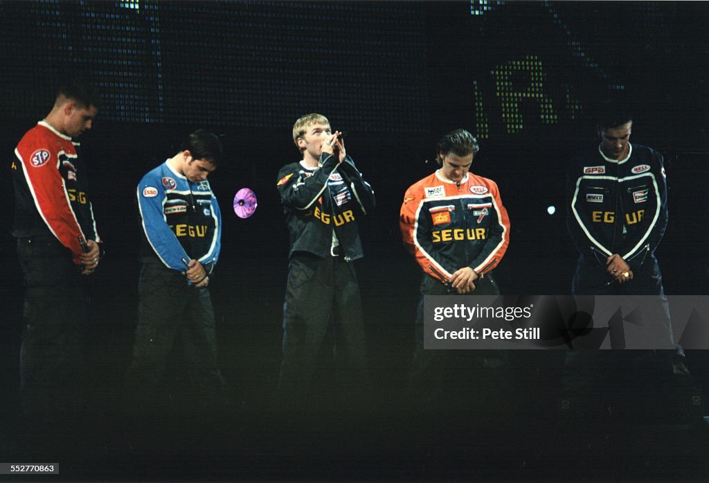 Boyzone Perform At Birmingham NEC In 1995