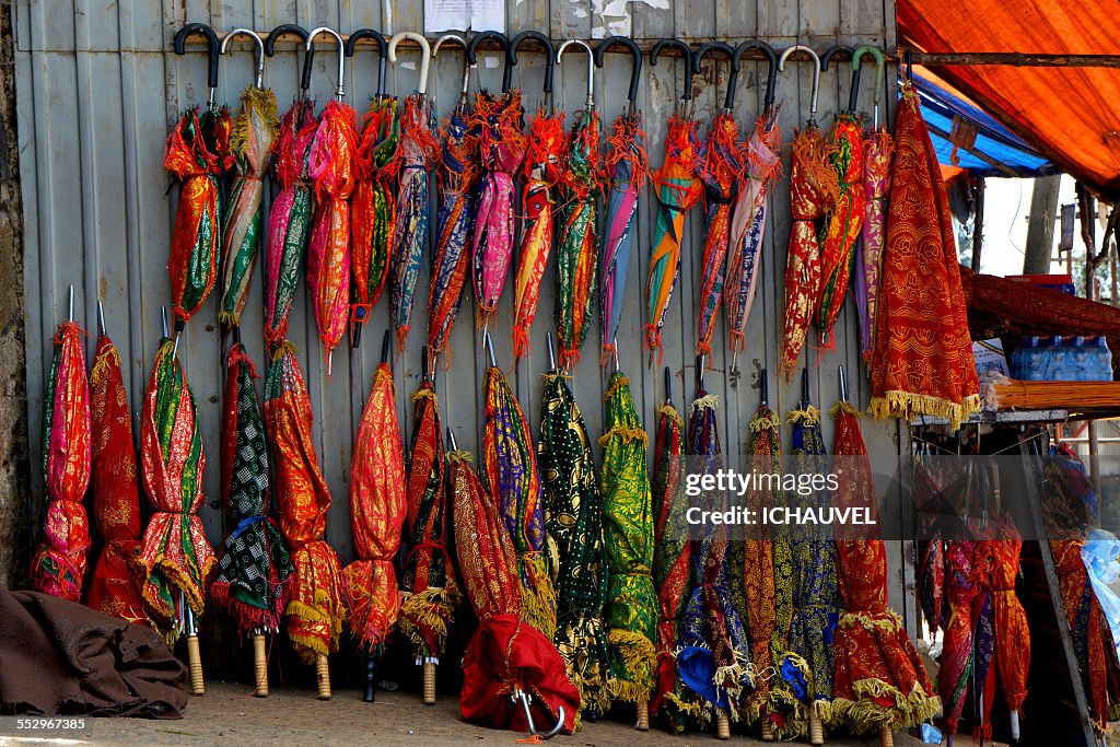 Colourful umbrellas Ethiopia