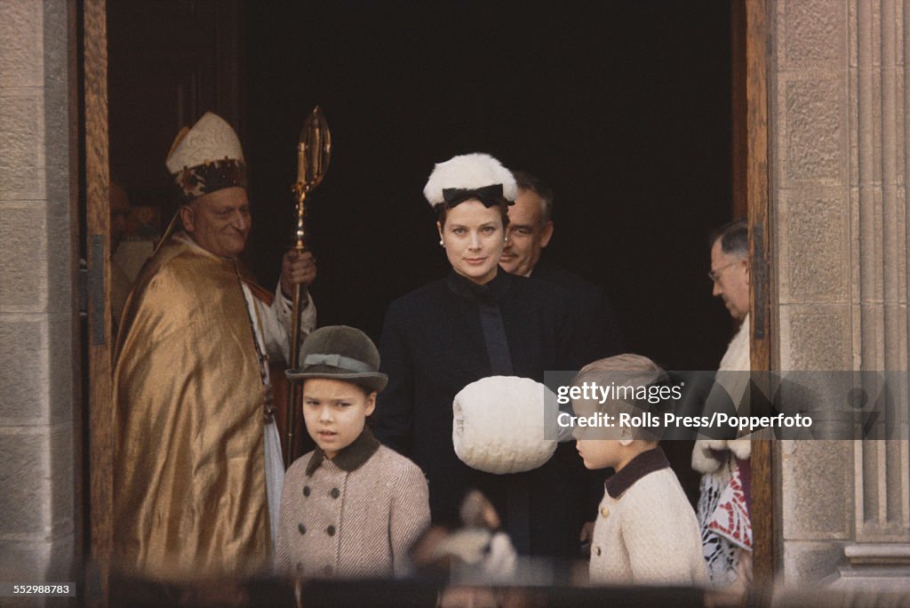 Princess Grace And Family In Monaco