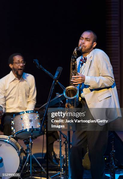Melvin Rojas Butler American Jazz musician Melvin Butler plays tenor saxophone with Brian ...
