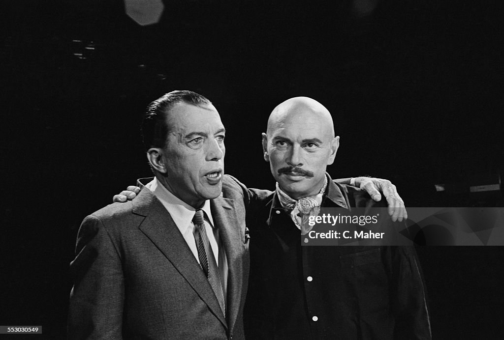 Yul Brynner And Ed Sullivan