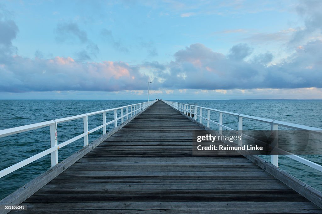 Wooden Jetty in the Morning
