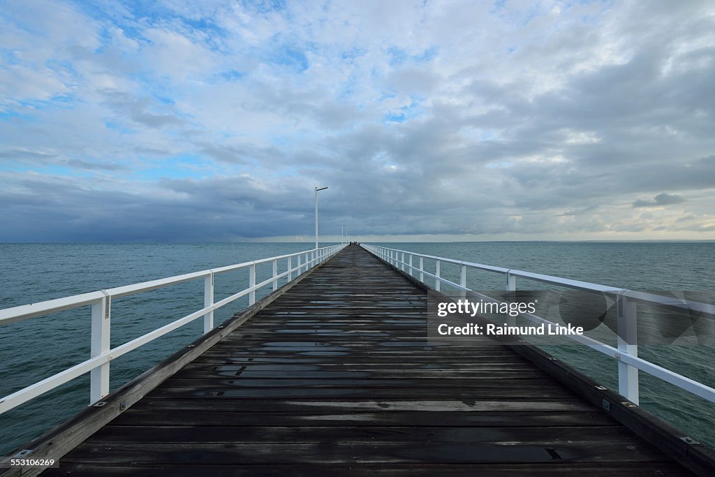 Wooden Jetty in the Morning