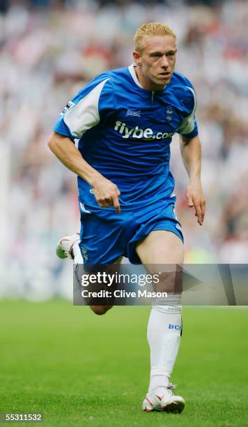 Mikael Forssell of Birmingham City in action during the FA Barclays Premiership match between West Bromwich Albion and Birmingham City at The...